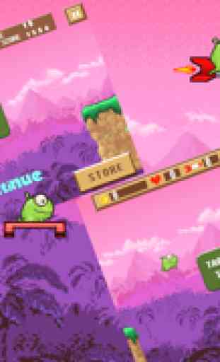 Una Rana Rilassato: Rucola e Trampolino Gioco di Corsa Salto Gratis (A Floppy Frog: Rocket & Trampoline Jump Race Game Free) 2