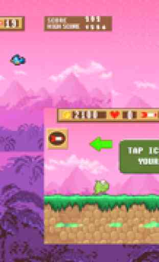 Una Rana Rilassato: Rucola e Trampolino Gioco di Corsa Salto Gratis (A Floppy Frog: Rocket & Trampoline Jump Race Game Free) 4