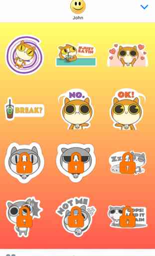Cat Roller - VR Stickers for iMessage 3