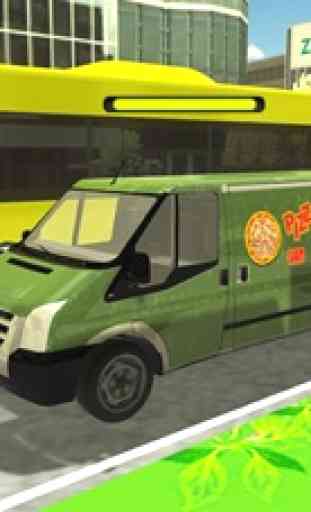 consegna della pizza Van- cibo camion gioco conduc 2