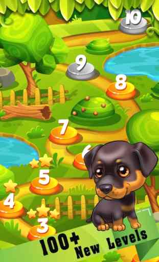Giungla Succo clash - Pups hero on Giardino puzzle 3