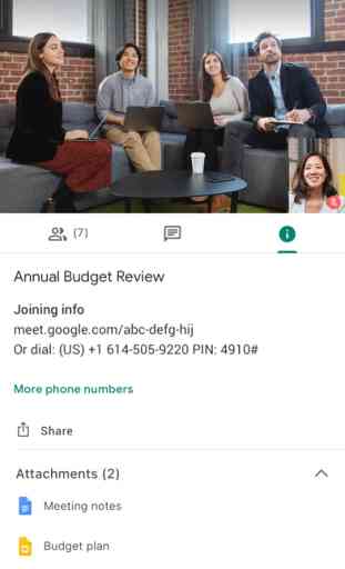 Hangouts Meet di Google 4