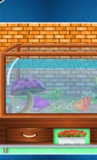 Il mio acquario del carro armato di pesci & gioco 1