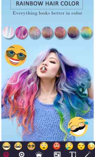 Multi Hair Color Changer app 2