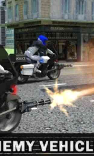 Polizia Bici reato Inseguire 3D Pistola Tiro gioco 3