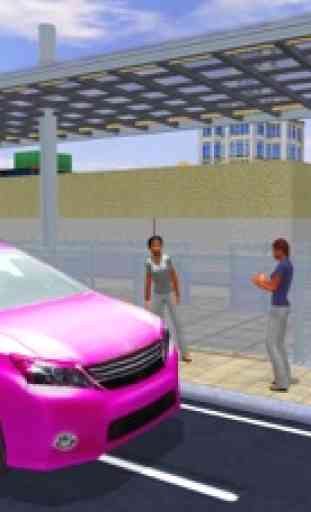 Ragazza taxi ragazza di rosa & giochi corsa 4