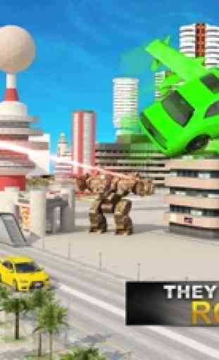 Vero Robot combattente VS volante Auto I giochi 1