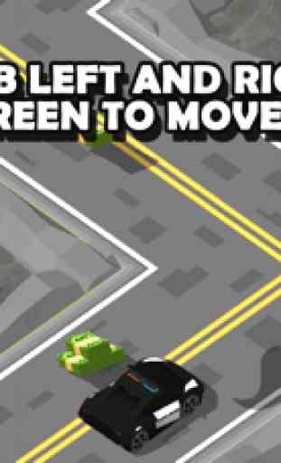 3D Zig-Zag  Car -  On The Run with Maze Road Racing Game 2