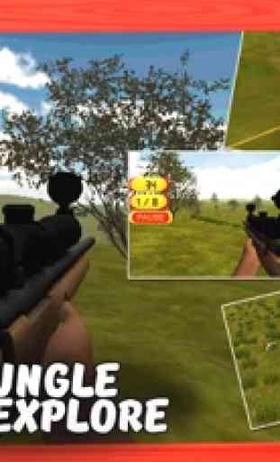 Simulatore hunter pollo 3D - raccogliere fucili da caccia e spara per uccidere animali 3