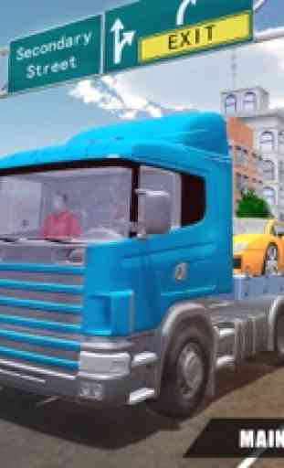 3D Car Transporter Truck: Cargo simulatore di tras 3