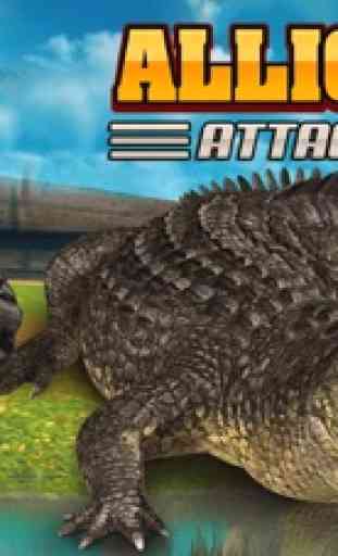 Alligatore attacco fiume Animale Simulatore Giochi 1