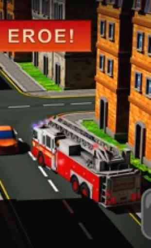 Camion dei Pompieri 3D 1