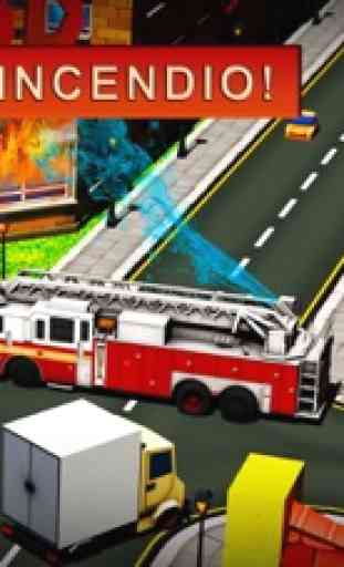 Camion dei Pompieri 3D 2