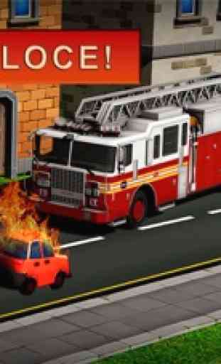 Camion dei Pompieri 3D 3