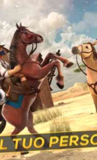Cowboy Horse Showdown: Corsa dei Cavalli Galoppo 3