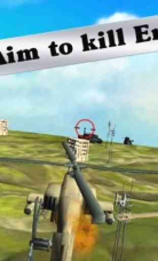 Elicottero 3D guerra serbatoio 3
