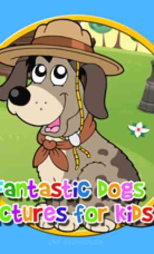 Fantastiche immagini di cani per i bambini - gioco libero 1