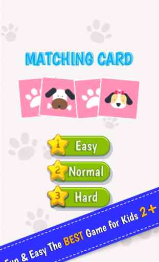 I cani di corrispondenza Card Game 4
