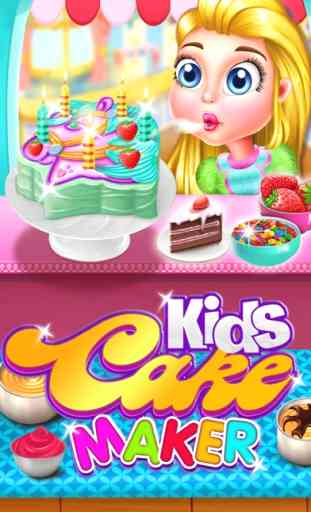 Kids Cake Maker Cibo cucinando Giochi for Ragazze 1