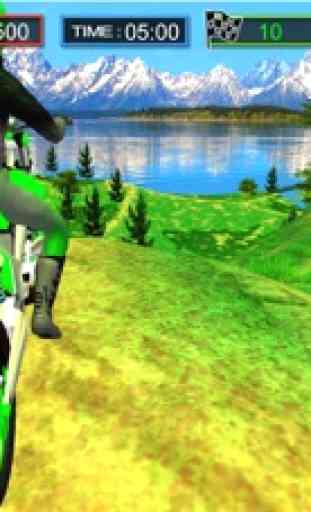 Motocicletta 3D: Offroad Drag Racing 1
