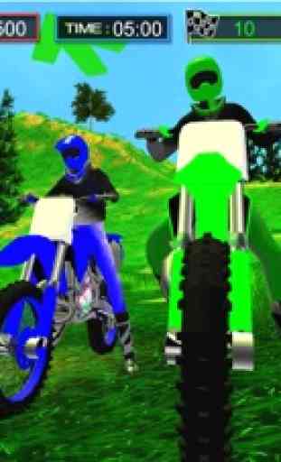 Motocicletta 3D: Offroad Drag Racing 2