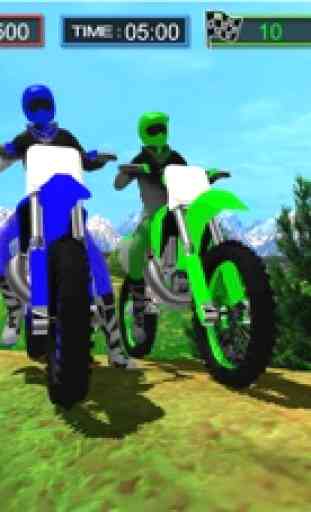 Motocicletta 3D: Offroad Drag Racing 3