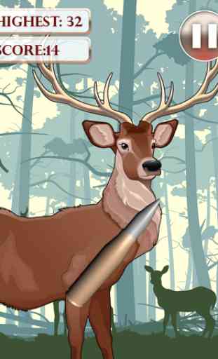 Proiettile 3D Deer Caccia Big Game Juggle Sfida Pro 2