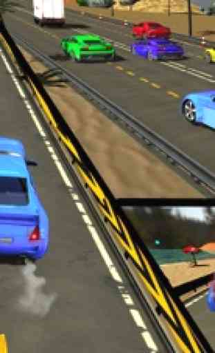 VR autostrada che corre in Pilota di auto 1