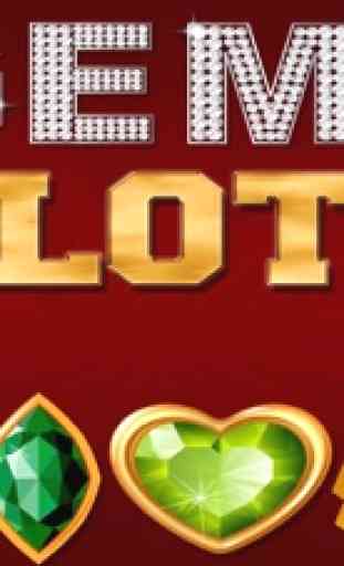 Gemme e Gioielli Slot: Denaro Mega Fortunati Vegas Giochi di Slot Machine 1