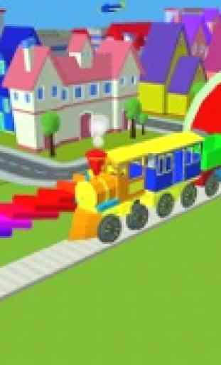 3D Treno del Giocattolo-gratis bambini gioco treno 3