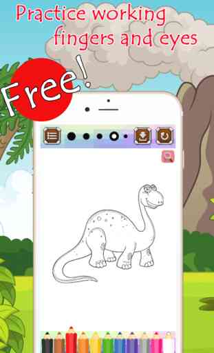 Dinosauri Libro Da Colorare Giochi Per Bimbi Free 4