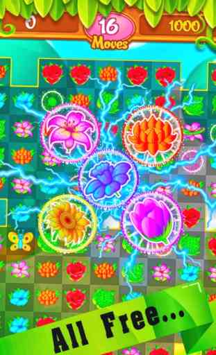 giardino fiorito match 3 - Nuovi puzzle game 3