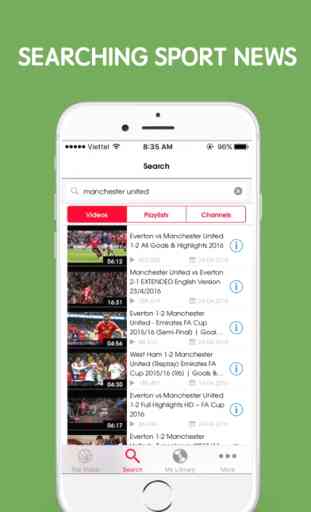 iSport video player for Youtube - watch sport videos news everyday 3