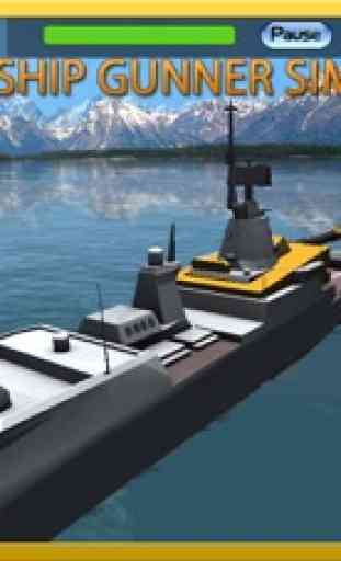 Marina Nave da guerra Gunner Simulator: Naval Warf 2