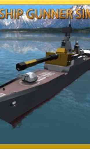 Marina Nave da guerra Gunner Simulator: Naval Warf 3