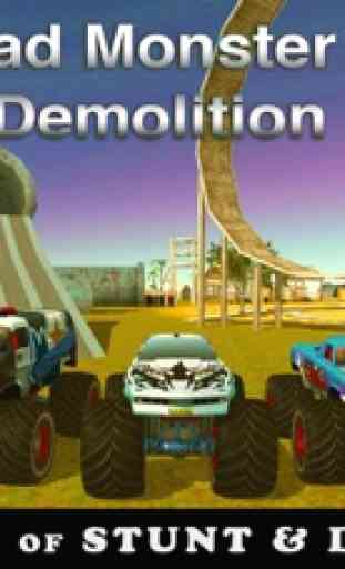 Monster Truck Driving demolizione Derby- Super2017 2