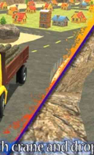 Offroad Cargo Hot Wheels Truck: 3D Fire Action 4