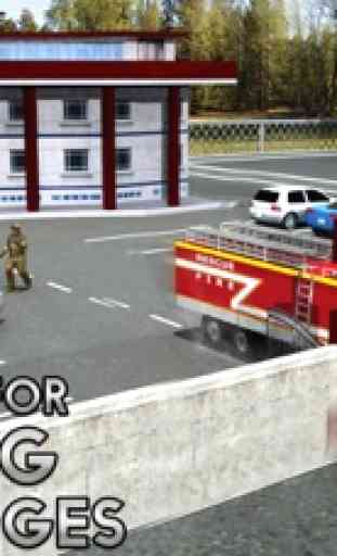 Salvare Fuoco Camion Simulatore gioco: Pompiere 3D 1