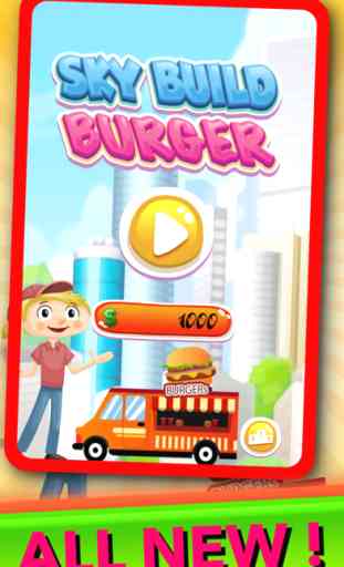 Sky costruire Burger Tower 2 Block Game (Free) 1
