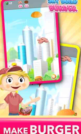 Sky costruire Burger Tower 2 Block Game (Free) 2