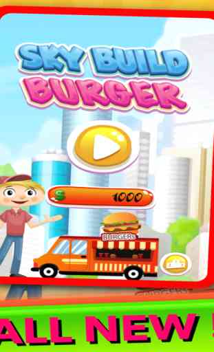 Sky costruire Burger Tower 2 Block Game (Free) 4