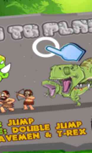 T-Rex di un dinosauro del bambino e Caveman Fuga : A Baby Dinosaur's T-Rex and Caveman Escape 2