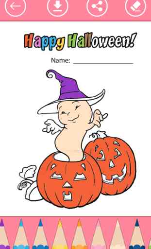 Libro da colorare di Halloween per i bambini 1