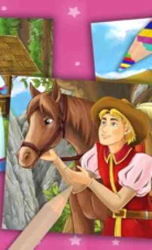 Principessa Rapunzel pagine da colorare - Pro 4