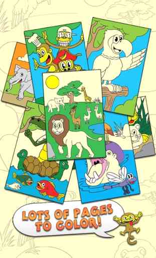 Colorare Zoo Animal Toccare Per Coloring Book Attività colore per i bambini e le famiglie Free Edition Preschool Starter 1
