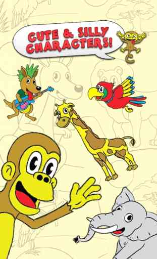 Colorare Zoo Animal Toccare Per Coloring Book Attività colore per i bambini e le famiglie Free Edition Preschool Starter 2