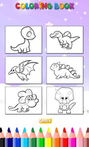 Coloring Book Il mondo di Animal Giochi Gratis HD: imparare a colorare un dinosauro, lupo, pesce e altro 4