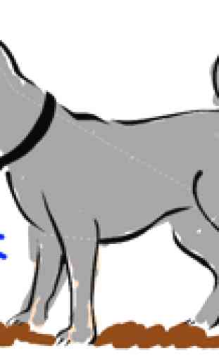 Disegni da colorare per i più piccoli : Cani e cuccioli ! - Libro da colorare per bambini - GRATIS - giochi per bambini - app per bambini 4