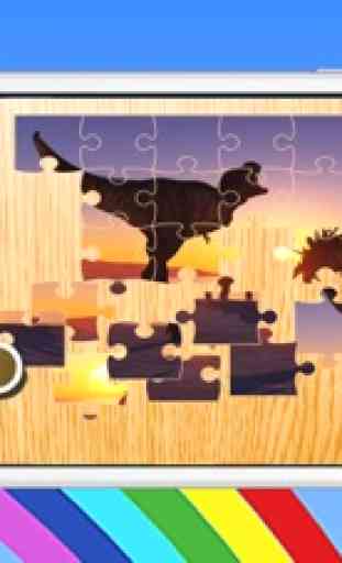 Gratis Giochi Di Jigsaw Puzzle Dino - Dinosauro Puzzle Per Bambini Bambino Scuola Materna Giochi Di Apprendimento 3