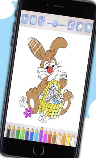 uova di colore di Pasqua - coniglietti vernice da colorare gioco per bambini 2